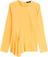 Thumbnail for your product : Steffen Schraut Silk Blouse with Pleated Insert