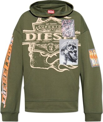 【DIESEL】S-Baxt-Hood-Q1 Diesel Hoodie S-BAXT-HOOD-Q1, , - ShopStyle
