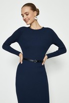 Thumbnail for your product : Coast Knitted Rib Dress With Skinny Belt