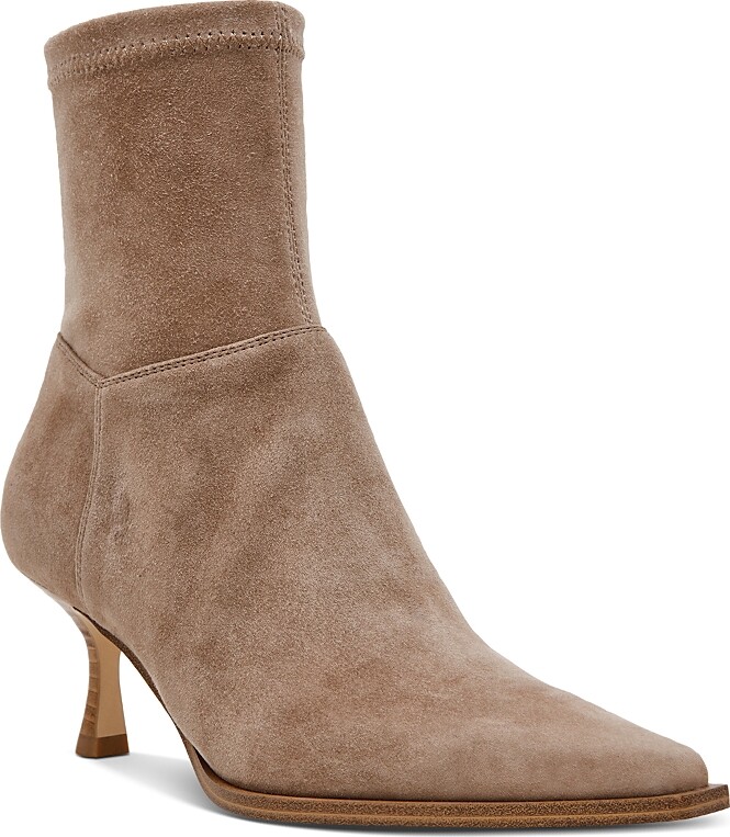 Steve Madden Women's Stasia Mid Heel Ankle Boots