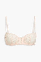 Thumbnail for your product : Simone Perele Embroidered stretch-tulle balconette bra