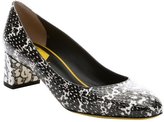 Thumbnail for your product : Fendi black and white snake embossed 'Eloise' pumps