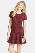 Thumbnail for your product : Painted Threads Plaid Drop Waist Dress (Juniors)