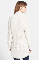 Thumbnail for your product : Chaus Open Front Marled Cardigan
