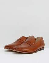 Thumbnail for your product : ASOS Loafers In Tan Leather With Brogue Detail And Natural Sole