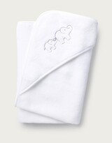 Thumbnail for your product : The White Company Elephant Hooded Baby Towel, White, One Size