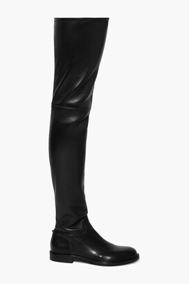 Valentino Garavani Rockstud Stretch-leather Over-the-knee Boots