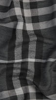 Thumbnail for your product : Burberry Check Wool Cashmere Crinkled Scarf