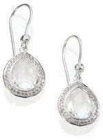 Thumbnail for your product : Ippolita Stella Clear Quartz, Diamond & Sterling Silver Teardrop Earrings