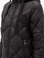 Thumbnail for your product : Moncler Duroc Quilted Hooded Down Coat - Black