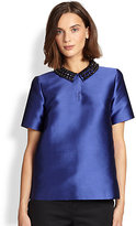 Thumbnail for your product : Kate Spade Nelle Collared Top