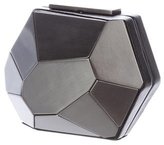 Thumbnail for your product : Herve Leger Steel Geometric Minaudière