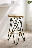 Thumbnail for your product : Urban Outfitters Lorna Gold Counter Stool