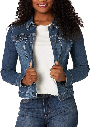 millenniums Women Cropped Denim Jacket UK Clearance Ladies Button Down Long  Sleeves Basic Classic Stretch Denim Jackes Boyfriend Jean Jackets with  Pockets XS-XL Gifts for Her - ShopStyle
