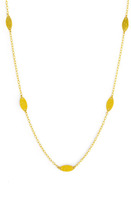 Thumbnail for your product : Gurhan 'Willow' Long Leaf Necklace