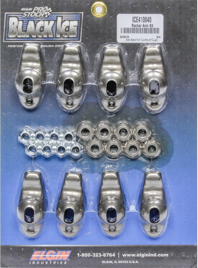 Elgin SBC B/I Rocker Arm Kit 1.50 Ratio 3/8 Stud
