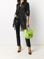 Thumbnail for your product : Just Cavalli Glitter Mesh Longline Shirt