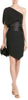 Thumbnail for your product : Alexandre Vauthier Asymmetric Dress with Leather