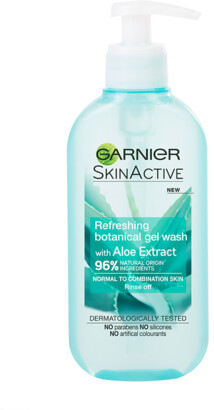 Garnier Skinactive Naturals Aloe Vera Botanical Gel Wash 200Ml