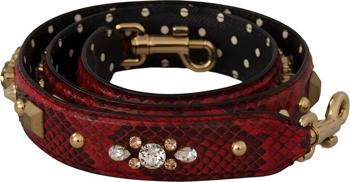 Dolce & Gabbana Leather Bag Strap