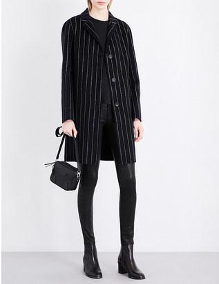 Rag & Bone Sidney pinstriped wool and cashmere-blend coat