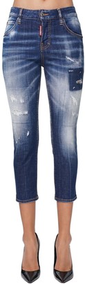 DSQUARED2 Cool Girl Cropped Denim Jeans