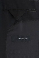Thumbnail for your product : Blazer Tailored Fit Black Rib 3 Piece Suit