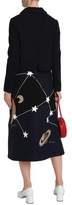 Thumbnail for your product : Valentino Garavani Appliqued Embroidered Wool-blend Midi Dress
