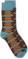 Thumbnail for your product : Topman Mutli Folk Aztec Socks