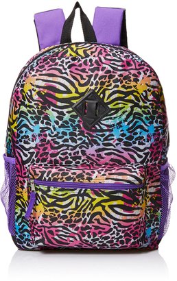 Accessories 22 Girls' Splatter Zebra 5pc Backpack Set