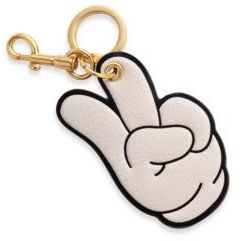 Anya Hindmarch Mickey Hands Leather Key Chain