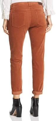 MKT Studio The Birkin Straight Corduroy Jeans in Rust Orange