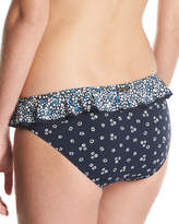 Thumbnail for your product : MICHAEL Michael Kors Ruffle Ditsy-Floral Classic Bikini Swim Bottom