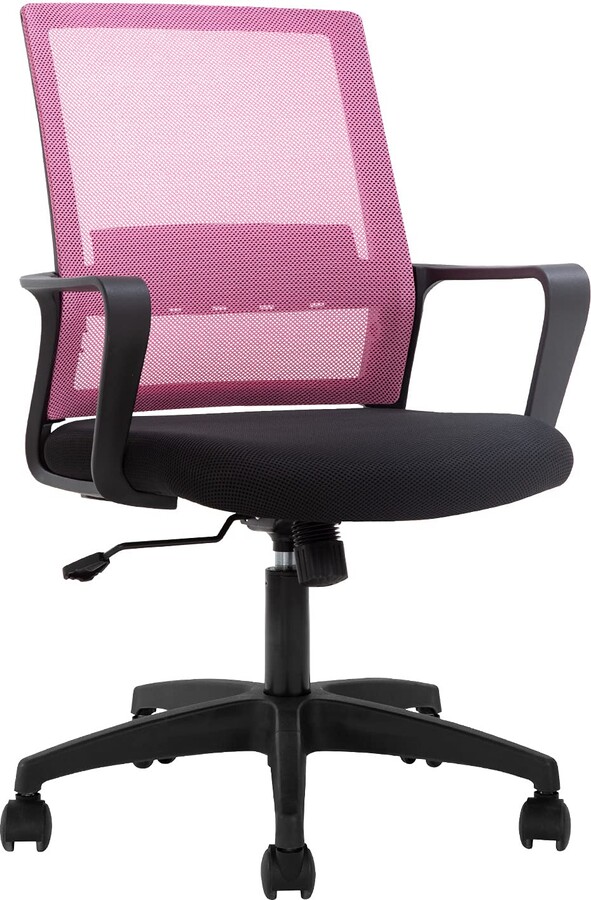 FDW Office Chair Ergonomic Desk Task Chair Mesh Computer Chair MidBack Mesh Home Office Swivel