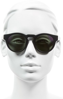 Westward Leaning Women's 'Voyager' 48Mm Sunglasses - Layer Tortoise Matte/ Silver