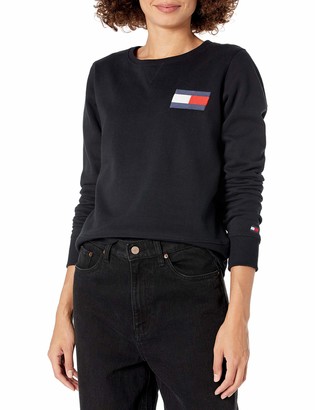 Tommy Hilfiger Women's Black Sweatshirts & Hoodies | ShopStyle