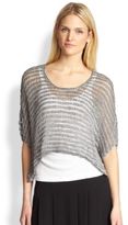 Thumbnail for your product : Eileen Fisher Open-Weave Boxy Sweater