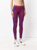 Thumbnail for your product : adidas by Stella McCartney Seamless colour-block leggings