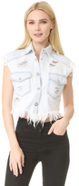 Thumbnail for your product : Versus Distressed Vest
