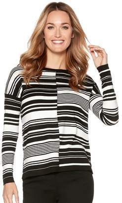 M&Co Cut about stripe jumper