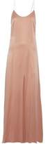 Thumbnail for your product : Alice + Olivia Split-Front Washed-Silk Gown