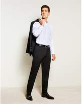 Thumbnail for your product : Murano Wardrobe Essentials Long-Sleeve Slim-Fit Textured Spread-Collar Sportshirt