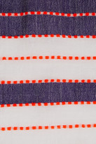 Thumbnail for your product : Lemlem Tebteb striped cotton-blend scarf