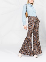 Thumbnail for your product : Etro Ruffle-Trim Pleated Shirt