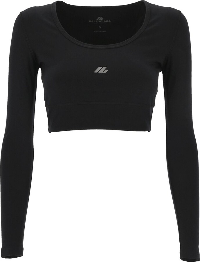 Balenciaga Activewear Long-Sleeved Sports Bra