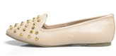 Thumbnail for your product : AX Paris Natural Studded Slipper Shoe
