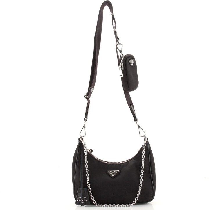 Prada Re-Edition 2005 Shoulder Bag Tessuto Small - ShopStyle