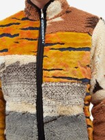 Thumbnail for your product : Aries Patchwork Reversible Fleece Jacket - Beige