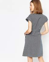 Thumbnail for your product : MiH Jeans Belted Denim Dress In Striped Print