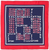 Thumbnail for your product : Valentino Scale Logo print scarf